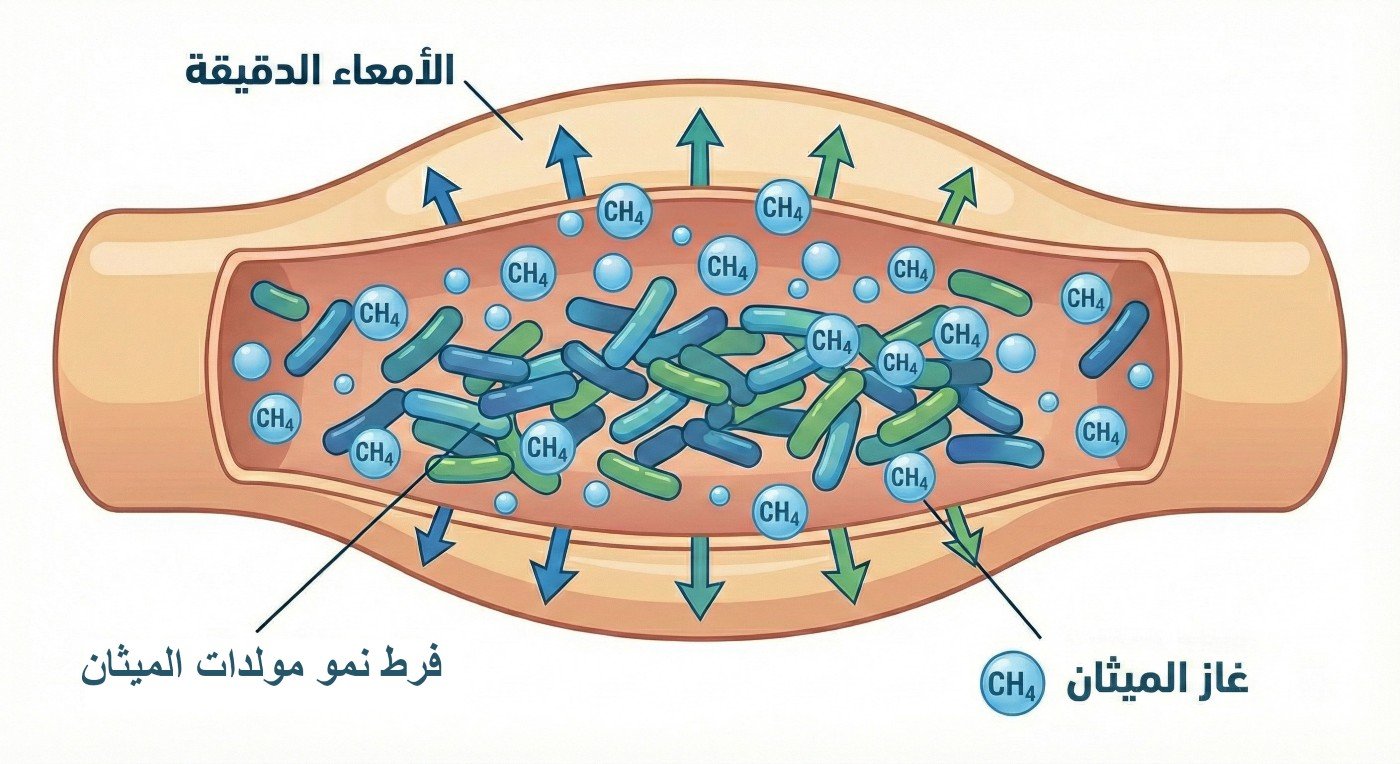 فرط نمو مولدات الميثان المعوية  (Intestinal Methanogen Overgrowth - IMO)