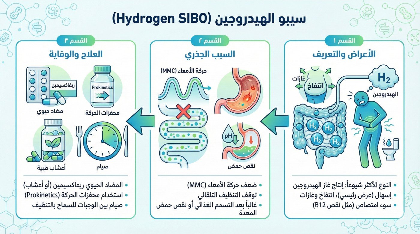 ملخص فرط نمو البكتيريا في الأمعاء الدقيقة النوع الهيدروجيني hydrogen dominant small intestine-bacterial overgrowth sibo summary.jpg